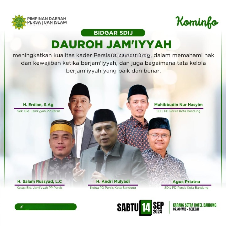 Dauroh Jamiyyah SDIJ PD PERSIS Kabupaten Nganjuk
